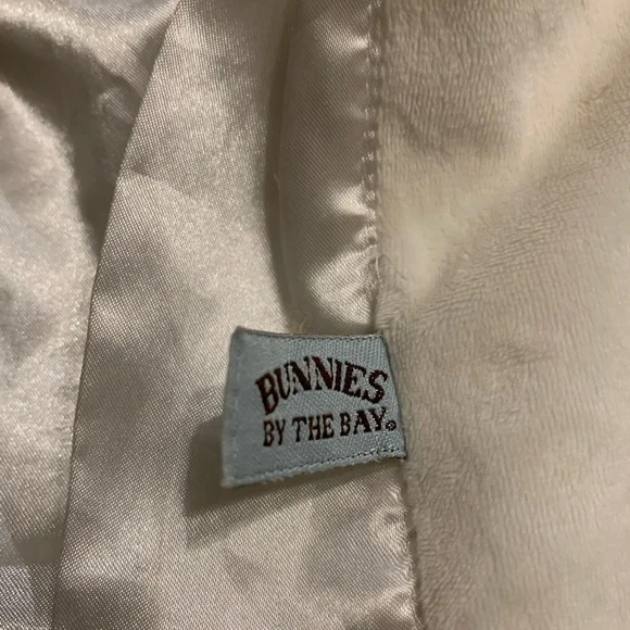 Bunnies By The Bay White Bunny Plush Security Blanket - Picture 6 of 6